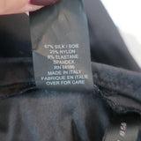 Donna Karan Collection Skirt or Strapless Dress Black Stretch Silk Size 8 NEW - Celebrity Owned