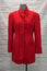Donna Karan Jacket Red Angora-Wool Size US 6 Button Front Coat