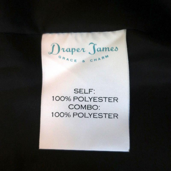 Draper James Crystal-Embellished Dress Black Satin Size 2 Sleeveless Mini - Celebrity Owned