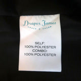 Draper James Crystal-Embellished Dress Black Satin Size 2 Sleeveless Mini - Celebrity Owned