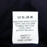 Draper James Peplum Sleeve Jacket Navy Cotton Size Extra Small NEW - Celebrity Owned