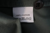 Dries Van Noten Army Shirt Olive Cotton Size 44 Long Sleeve Button Down Top - Celebrity Owned