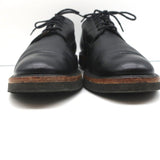 Dries Van Noten Lace-Up Oxfords Black Textured Leather Size 41 Derby Shoes - Celebrity Owned