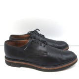 Dries Van Noten Lace-Up Oxfords Black Textured Leather Size 41 Derby Shoes - Celebrity Owned
