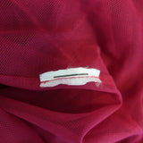 Dries Van Noten Ruched Mesh Top and Midi Skirt Set Fuchsia Size Small - Celebrity Owned