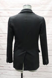 Dsquared2 Blazer Black Stretch Wool Size 38 Two Button Jacket - Celebrity Owned