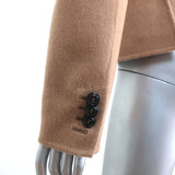 DSquared2 Camel Hair Blazer Brown Size 44 One-Button Jacket - Celebrity Owned