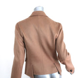 DSquared2 Camel Hair Blazer Brown Size 44 One-Button Jacket - Celebrity Owned