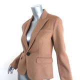DSquared2 Camel Hair Blazer Brown Size 44 One-Button Jacket - Celebrity Owned