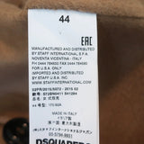 DSquared2 Camel Hair Blazer Brown Size 44 One-Button Jacket - Celebrity Owned