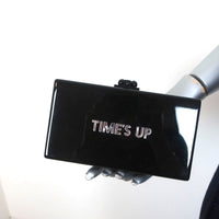 Edie Parker Time's Up Slim Jean Clutch Black Acrylic Mini Evening Bag - Celebrity Owned