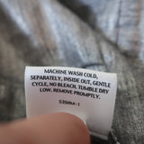 Eileen Fisher Lantern Skirt Silver Metallic Linen-Blend Size PM NEW - Celebrity Owned