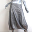 Eileen Fisher Lantern Skirt Silver Metallic Linen-Blend Size PM NEW