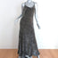 Elie Tahari Jazzie Sequined Gown Silver/Gold Size Extra Small Maxi Dress