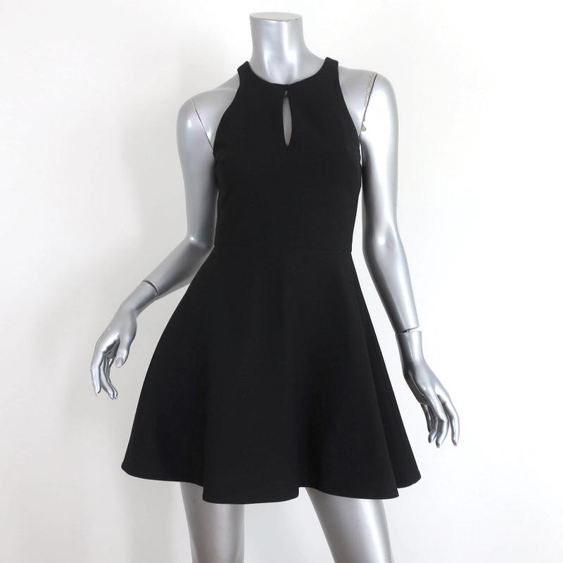 Elizabeth and James Dress Scout Black Stretch Poly Size 2 Sleeveless Fit & Flare - Celebrity Owned