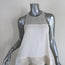 Elizabeth and James Tank Top Cannon Cream Satin-Trim Silk Size Extra Small