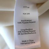 Elizabeth and James Tara Off the Shoulder Top Ivory Crepe Size 0 NEW - Celebrity Owned