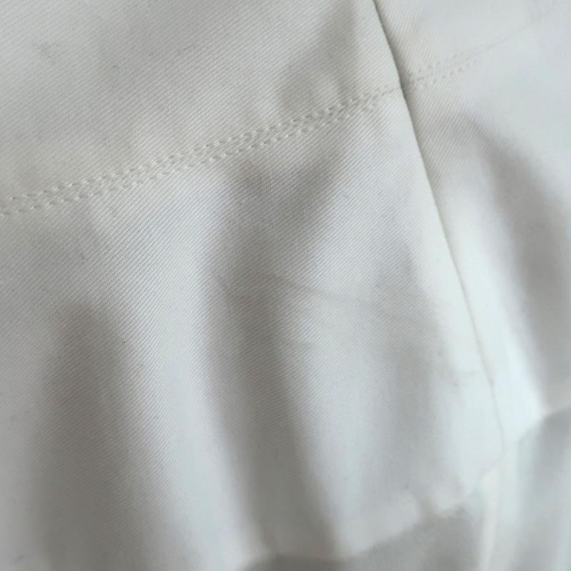 Ellery Voyage Peplum Dress White Cotton Size 2 Sleeveless Cutout-Side Maxi NEW - Celebrity Owned