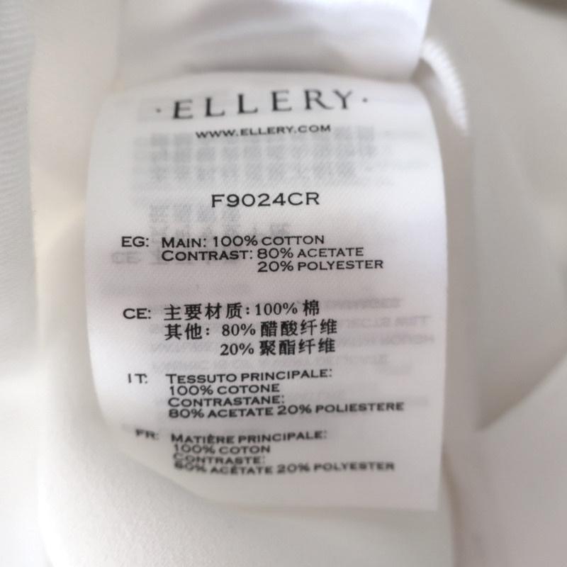 Ellery Voyage Peplum Dress White Cotton Size 2 Sleeveless Cutout-Side Maxi NEW - Celebrity Owned
