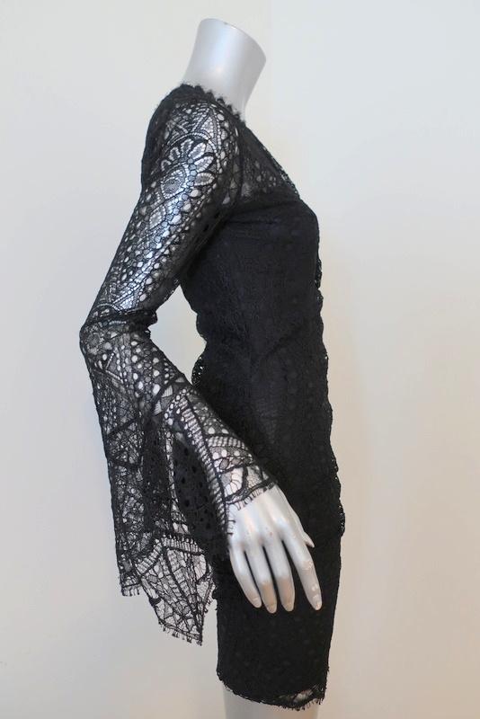 Emilio Pucci One Shoulder Lace Dress Black Size 40 US 6 Side-Zip Mini Celebrity Owned Emilio Pucci One Shoulder Lace Dress Black Size 40 US 6 Side-Zip Mini Celebrity Owned
