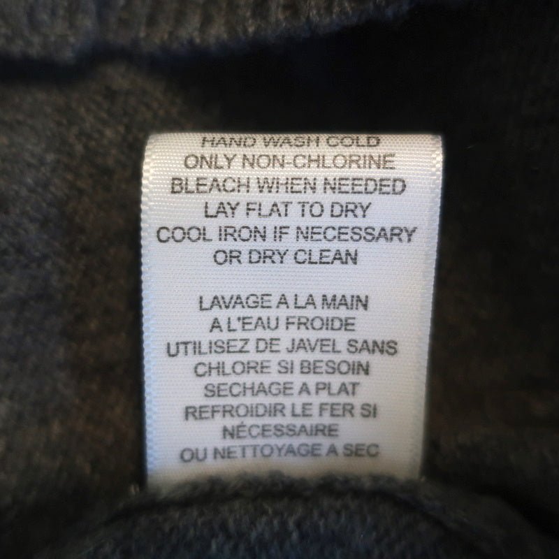 Equipment Cashmere Cardigan Ella Gray Size Extra Small V-Neck Sweater - Celebrity Owned