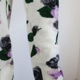 Equipment Cashmere Sweater Sloane Floral Print Sz Extra Small Crewneck Pullover - Celebrity Owned