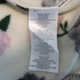 Equipment Cashmere Sweater Sloane Floral Print Sz Extra Small Crewneck Pullover - Celebrity Owned