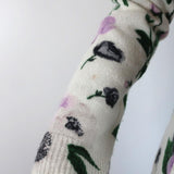 Equipment Cashmere Sweater Sloane Floral Print Sz Extra Small Crewneck Pullover - Celebrity Owned