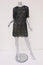 Erdem Dress Aliya Black Floral Lace Size US 4 Short Sleeve Mini Shift