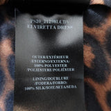Erdem Dress Elviretta Leopard Print Fil Coupe Chiffon Size US 2 - Celebrity Owned