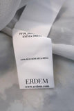 Erdem Emma Mini Shift Dress White/Multi Floral Print Silk Size 8 US 4 - Celebrity Owned