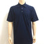 Ermenegildo Zegna Polo Shirt Navy Cotton Size Large Short Sleeve