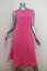 Escada Dress Pink Wool Size 38 Sleeveless Ruffled Hem