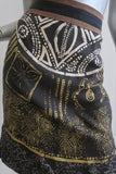 Etro Skirt Black Printed Silk Twill Size 42 - Celebrity Owned