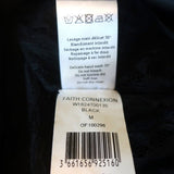 Faith Connexion Lace Bodysuit Blouse Black Size Medium Long Sleeve Top NEW - Celebrity Owned