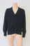 Fendi Cardigan Navy Size 52 V-Neck Sweater