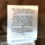 Fendi Cold Shoulder Top Olive Brown Cotton Size 40 Flutter Sleeve Blouse - Celebrity Owned