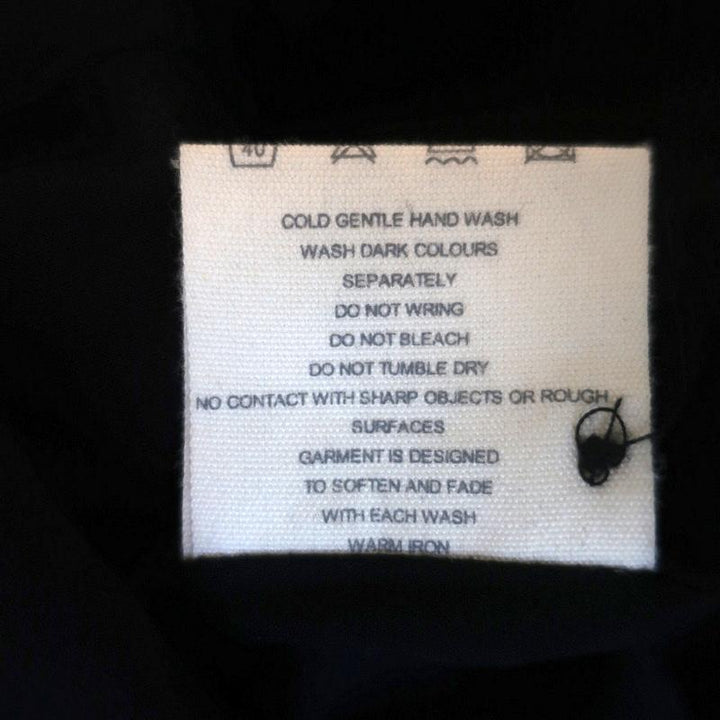 Flannel Dress Black Eyelet-Embroidered Studded Viscose Size 2 Sleeveless - Celebrity Owned