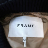 Frame Classic Bomber Jacket Navy Size Medium - Celebrity Owned