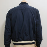 Frame Classic Bomber Jacket Navy Size Medium - Celebrity Owned