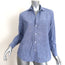 Frank & Eileen Eileen Button-Up Shirt Blue Pinstripe Chambray Size Extra Small