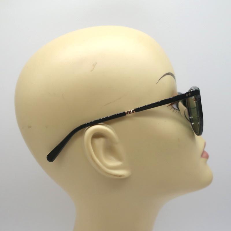 Garrett Leight Mr. Leight Runyon Sunglasses Black/Gold NEW - Celebrity Owned