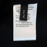 Giambattista Valli Dress Black Ruffled Chiffon & Navy Cady Size 44 Long Sleeve - Celebrity Owned