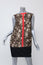 Giambattista Valli Dress Colorblock Printed Wool-Silk Size 42 Sleeveless Shift