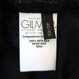 Giambattista Valli Tie-Front Top Black Silk Jersey Size 40 Long Sleeve Blouse - Celebrity Owned