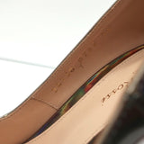 Gianvito Rossi Ellipsis High Back Pumps Holographic Leather Size 39 Pointed Toe - Celebrity Owned