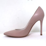 Gianvito Rossi Gianvito 105 Pumps Dusty Pink Leather Size 36.5 Pointed Toe Heels - Celebrity Owned