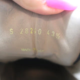 Gianvito Rossi High Top Sneakers Black Grained Leather Size 43.5 - Celebrity Owned