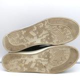 Gianvito Rossi High Top Sneakers Black Grained Leather Size 43.5 - Celebrity Owned