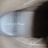 Gianvito Rossi High Top Sneakers Black Grained Leather Size 43.5 - Celebrity Owned